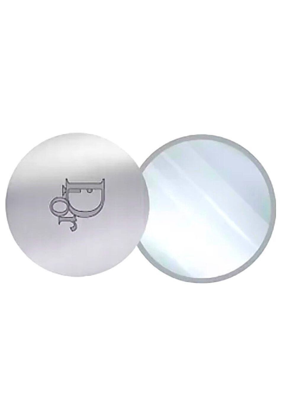 Dior Beauty Silver Double Sided Compact Pocket Mirror Silver New Authentic